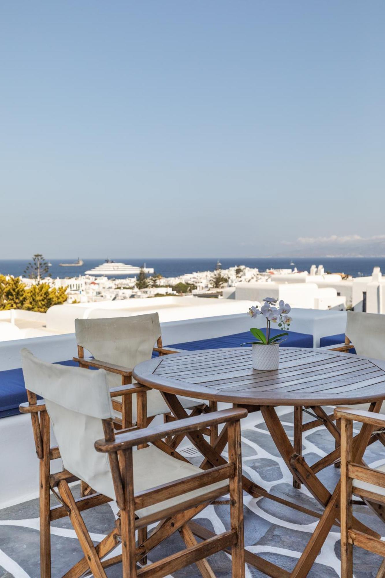 Callisti Mykonos Town With Pool View And Calypso Upper Floor With Sea View Esterno foto